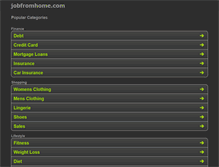 Tablet Screenshot of jobfromhome.com